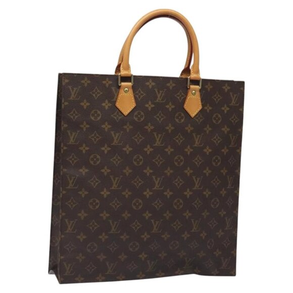 LOUIS VUITTON Monogram Sac Plat Hand Bag - Picture 1 of 16